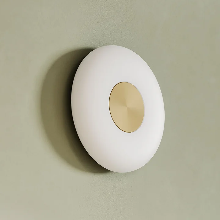 Northern - Glint LED wandlamp, klein, mat zwart, Ø 25 cm