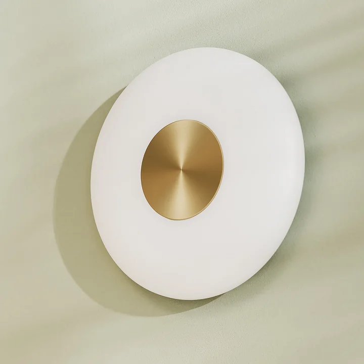 Northern - Glint LED wandlamp, klein, mat zwart, Ø 25 cm