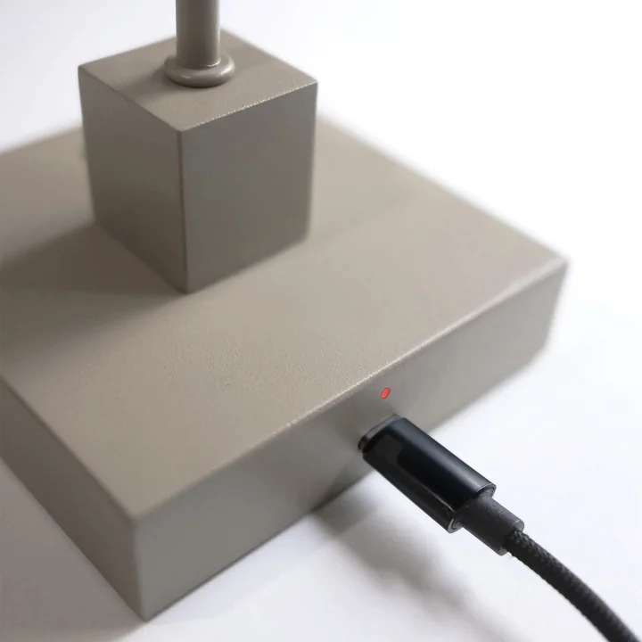 Northern - Snowball LED tafel- en vloerlamp met oplaadbare batterij, grijs-beige