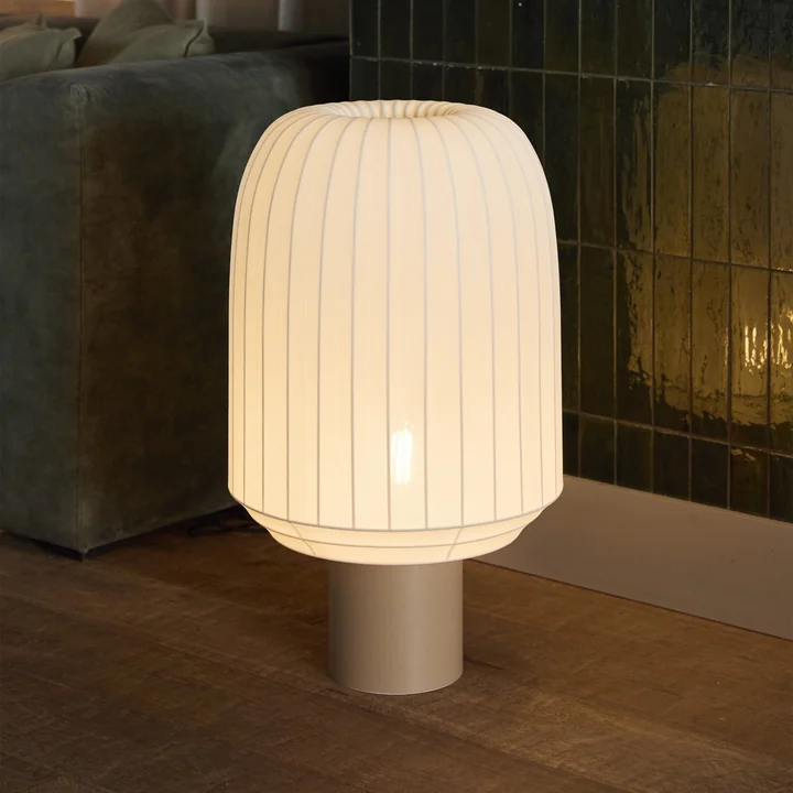 Northern - Staande lamp Tradition, Ø 39 cm / H 70 cm, offwhite / grijs-beige