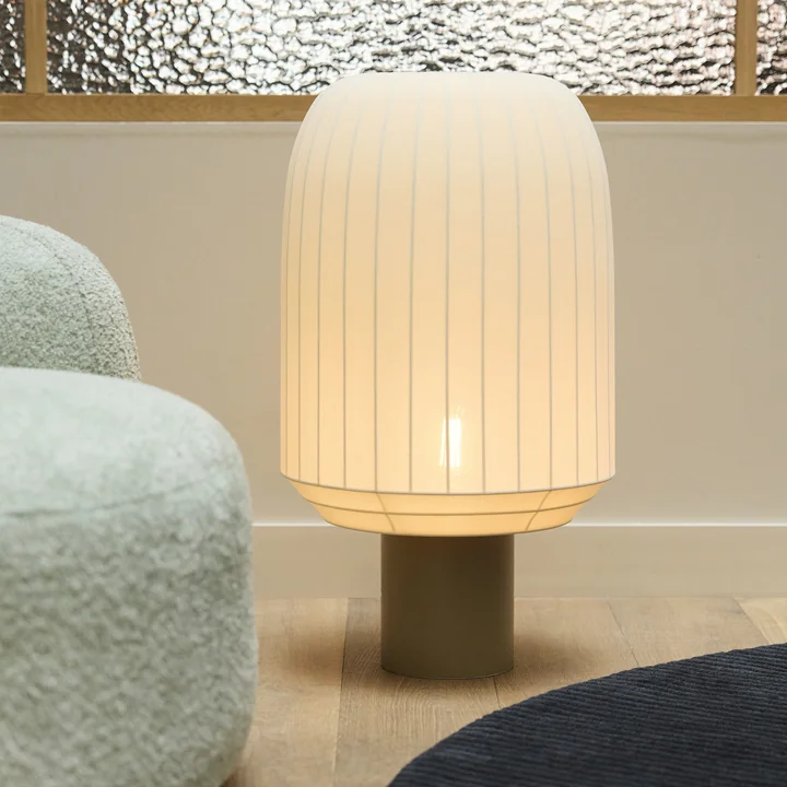 Northern - Staande lamp Tradition, Ø 39 cm / H 70 cm, offwhite / grijs-beige