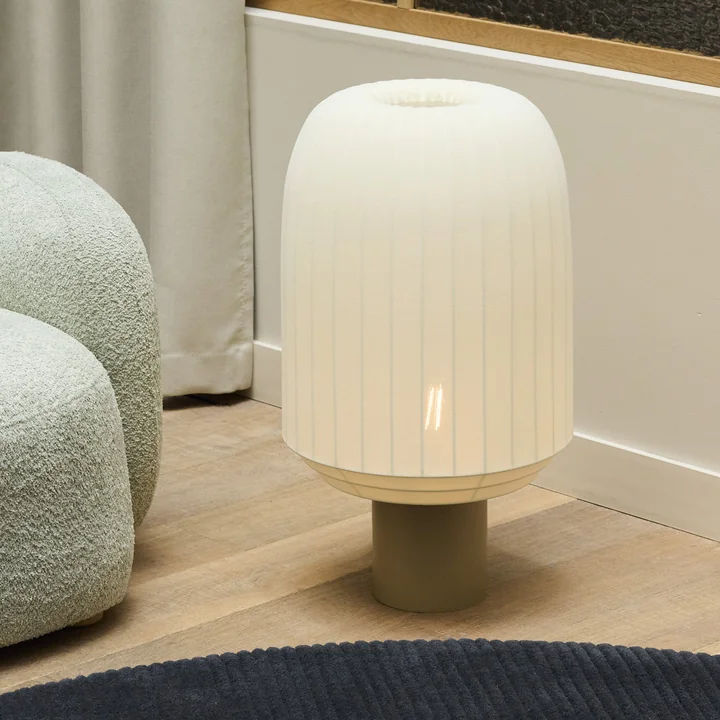 Northern - Staande lamp Tradition, Ø 39 cm / H 70 cm, offwhite / grijs-beige