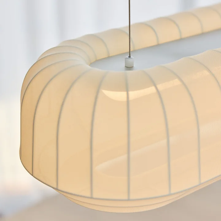 Northern - LED hanglamp Tradition, lineair, L 120 cm, gebroken wit