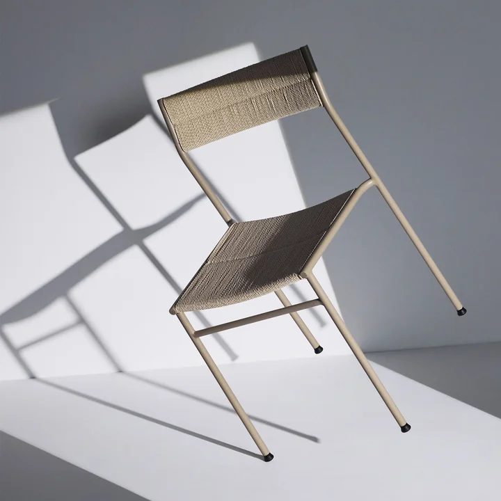 Northern - Vev stoel, grijs beige / naturel