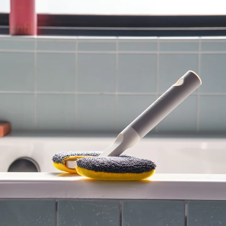 Joseph Joseph - CleanTech 2-in-1 microvezel handwisser, licht steen