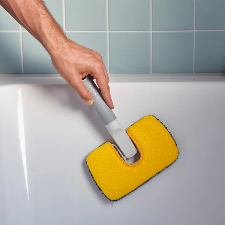 Joseph Joseph - CleanTech 2-in-1 microvezel handwisser, licht steen