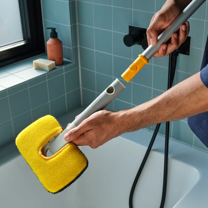 Joseph Joseph - CleanTech 2-in-1 microvezel handwisser, licht steen