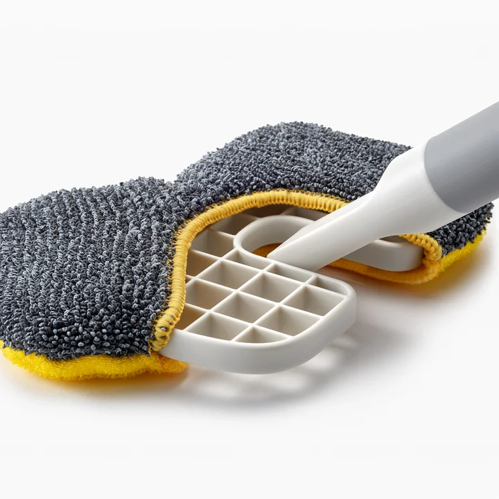 Joseph Joseph - CleanTech 2-in-1 microvezel handwisser, licht steen