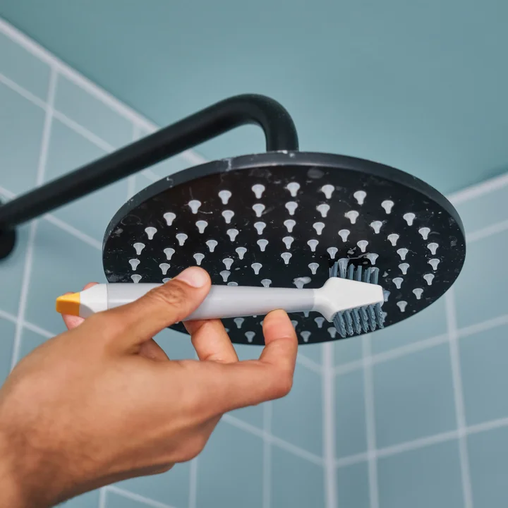 Joseph Joseph - CleanTech 3-in-1 kleine schoonmaakborstel met handvat, lichte steen