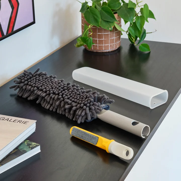 Joseph Joseph - CleanTech 3-in-1 microvezelzwabber, licht stone