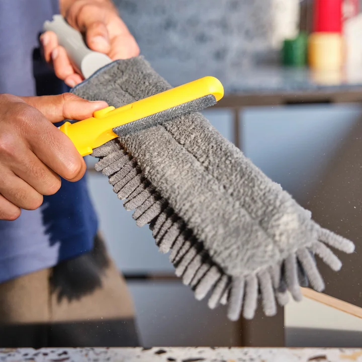 Joseph Joseph - CleanTech 3-in-1 microvezelzwabber, licht stone