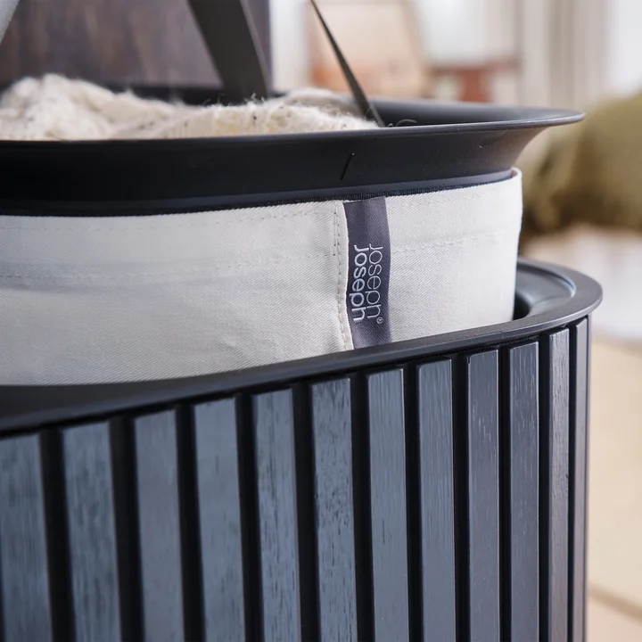 Joseph Joseph - Tota Luxe Wasmand 90 l, bamboe zwart