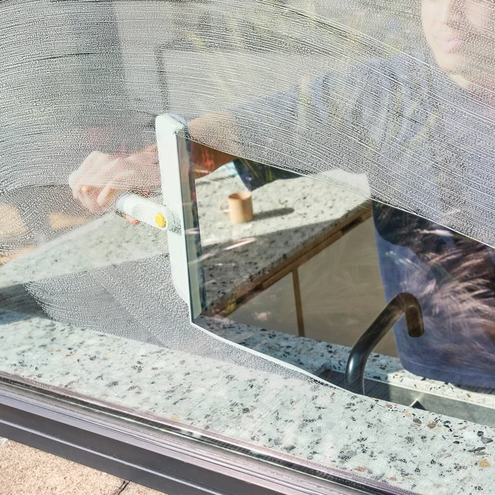 Joseph Joseph - CleanTech 2-in-1 microvezel raamwisser en raamwisser, steen