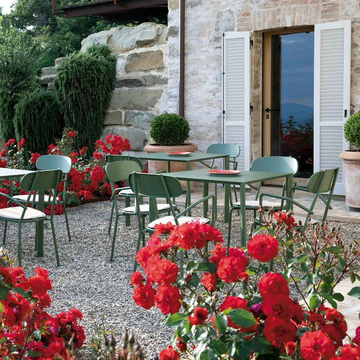 Vermobil - Fox tafel, 80 x 80 cm, donkergroen