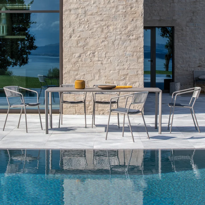 Vermobil - Slot fauteuil en Fox tafel, taupe