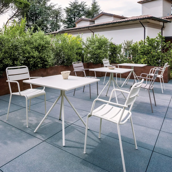 Vermobil - Twist tafel, 80 x 80 cm, wit