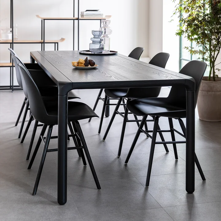 Zuiver - Storm Eettafel, zwart