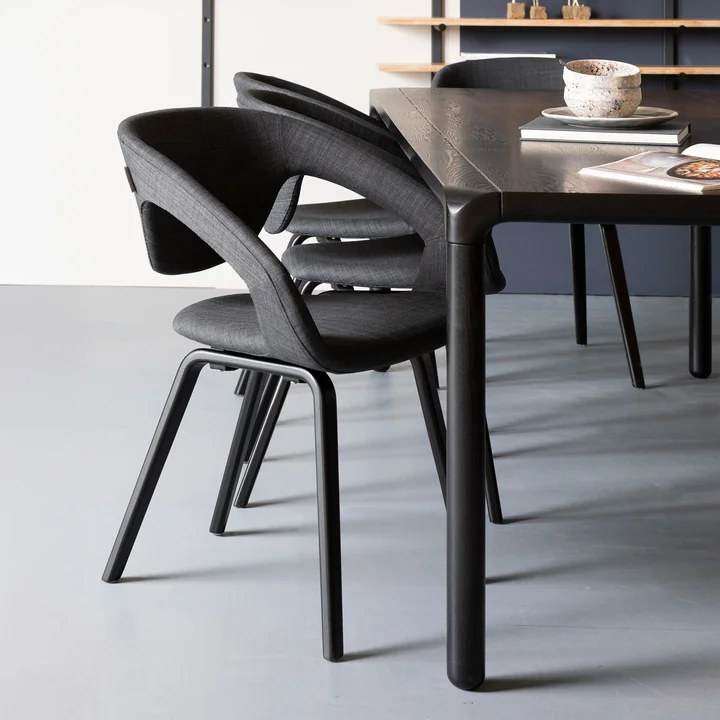 Zuiver - Storm Eettafel, zwart