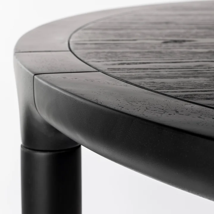 Zuiver - Storm Eettafel, rond, zwart