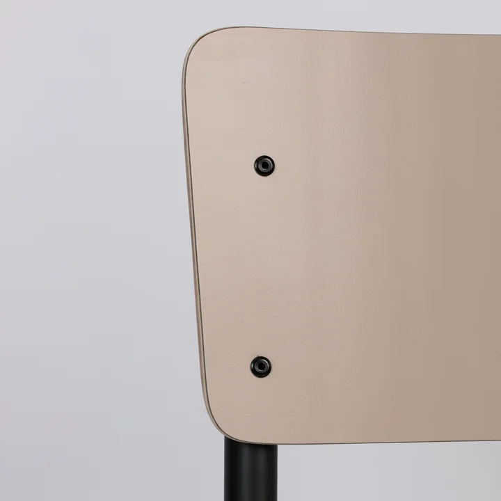 Zuiver - Back to School Stoel, beige mat