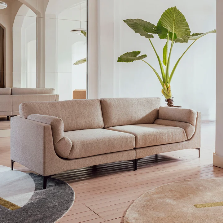 Zuiver - Balcony Sofa, 3-zits, beige