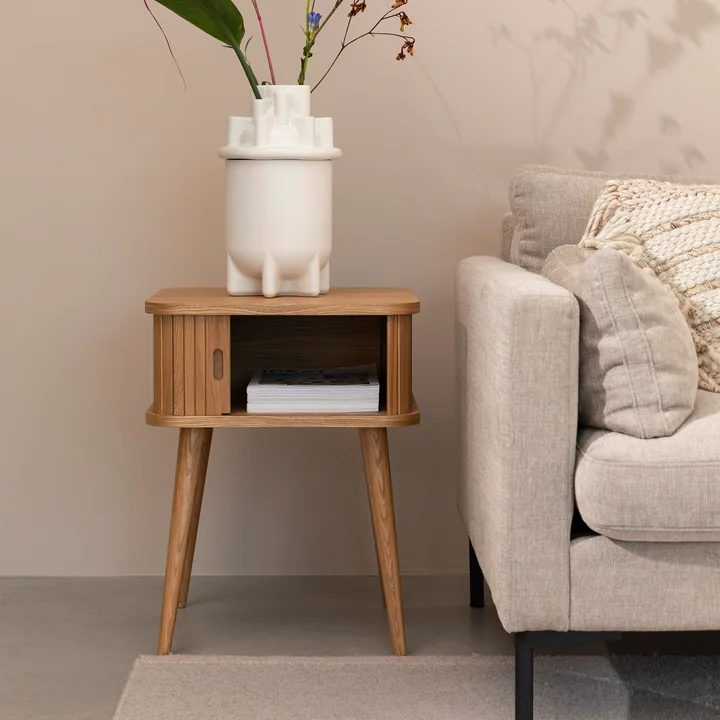 Zuiver - Barbier Bijzettafel, eiken
