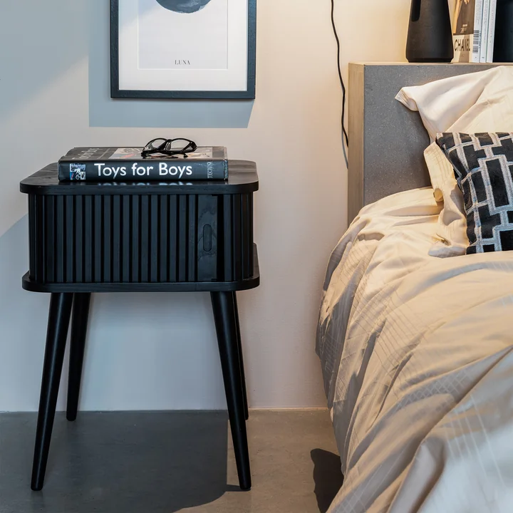 Zuiver - Barbier Bijzettafel, zwart