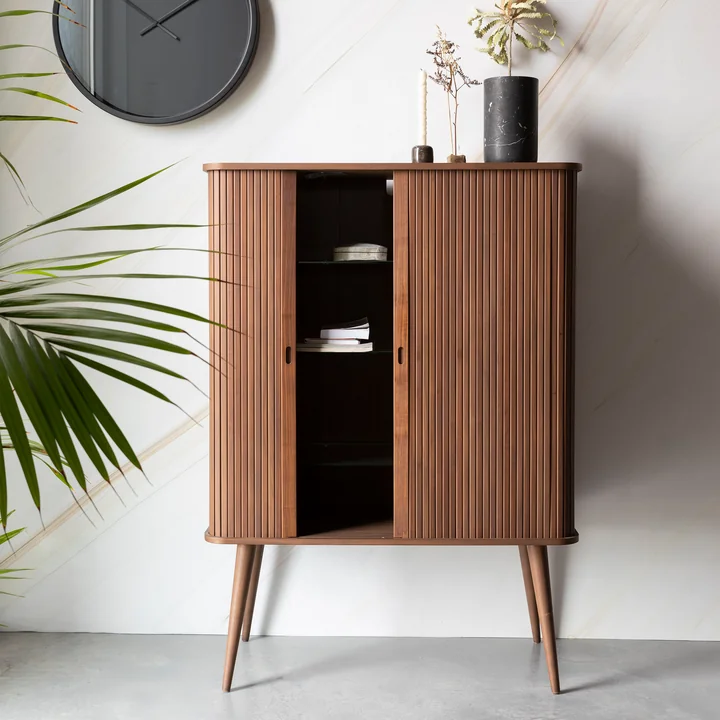 Zuiver - Barbier Hoge plank, walnoot