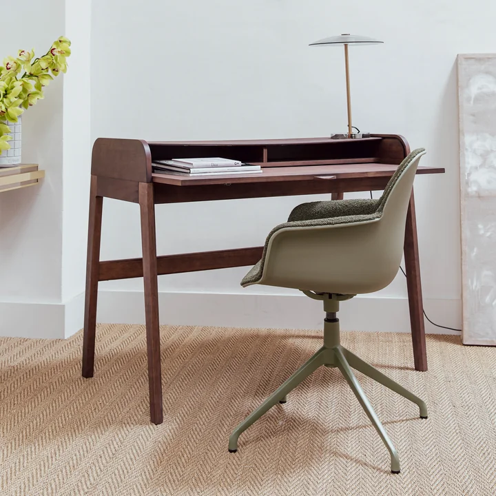 Zuiver - Barbier Schrijftafel, walnoot