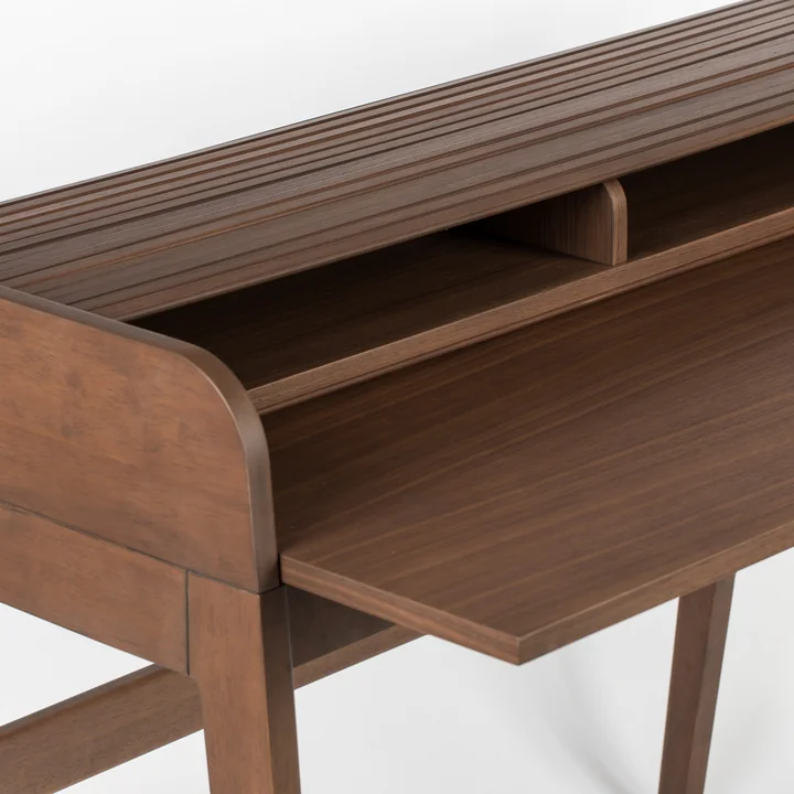 Zuiver - Barbier Schrijftafel, walnoot