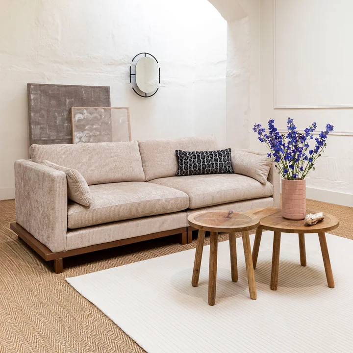 Zuiver - Blossom Sofa, 3-zits, zand