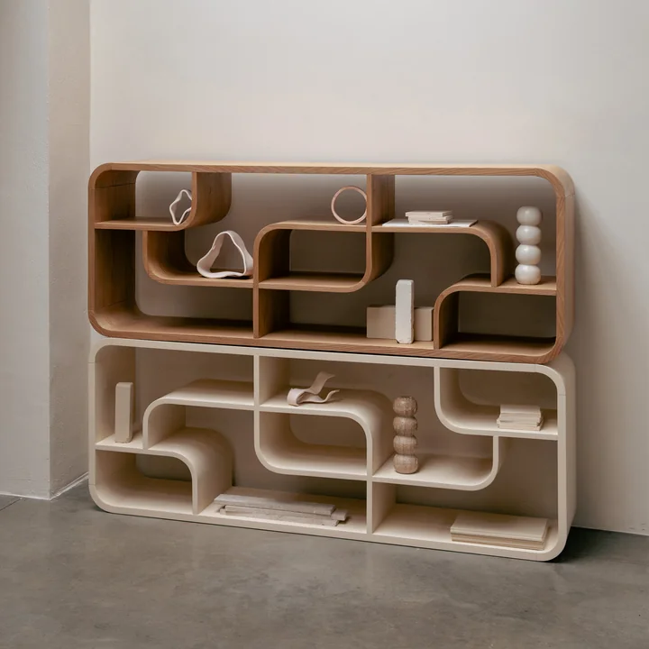 Zuiver - Seven plank, eiken naturel en beige