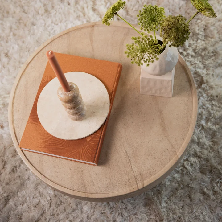 Zuiver - Noble Salontafel Ø 80 cm, beige