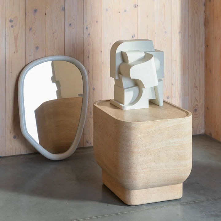 Zuiver - Noble Vierkante bijzettafel, beige