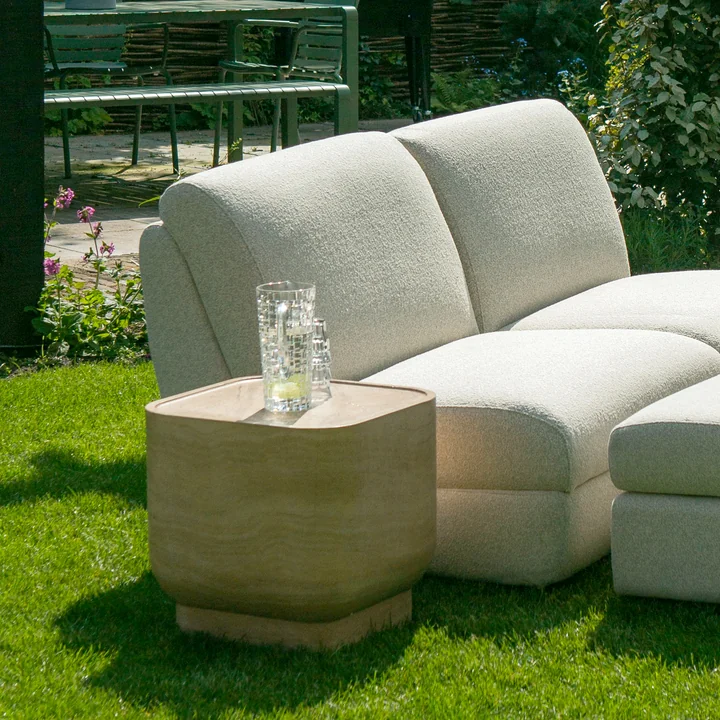 Zuiver - Noble Vierkante bijzettafel, beige