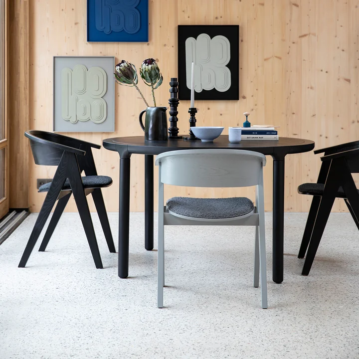 Zuiver - NDSM fauteuil, grijs en zwart