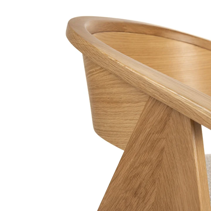 Zuiver - NDSM fauteuil, natuurlijk eiken