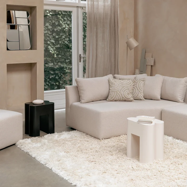 Zuiver - Curly Tapijt, 200 x 290 cm, beige