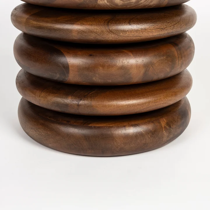 Zuiver - Disc Kruk / bijzettafel, bruin