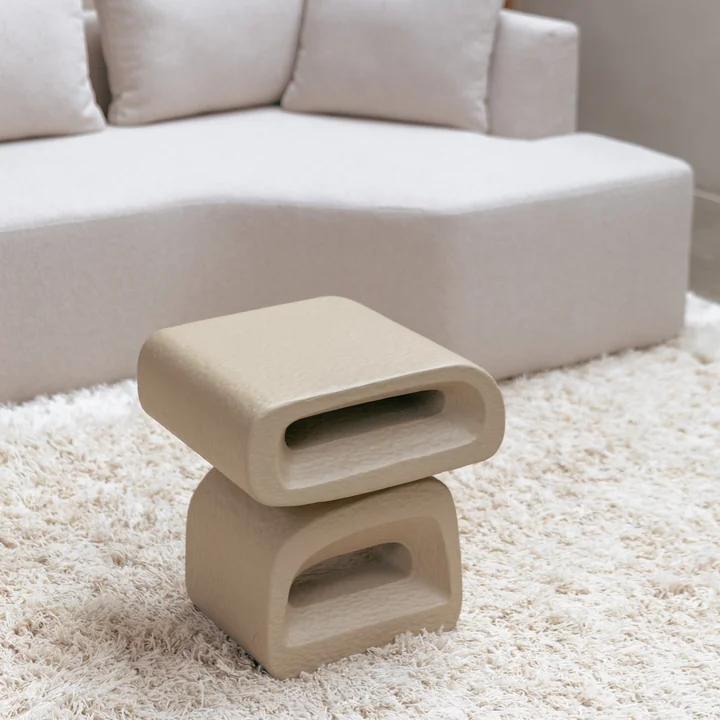 Zuiver - Eddy Bijzettafel, beige