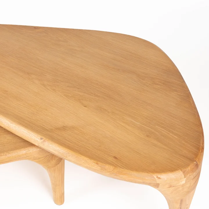 Zuiver - Isla Salontafel, eiken (set van 2)