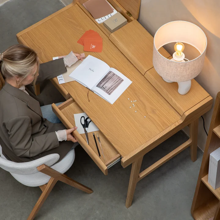 Zuiver - Kaat Schrijftafel, eiken