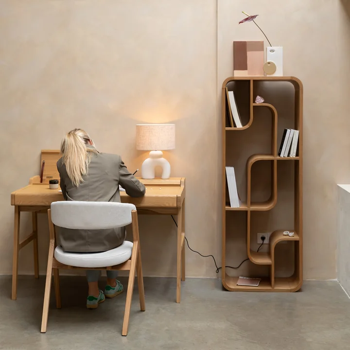 Zuiver - Kaat Bureau en Zevenblad, eiken