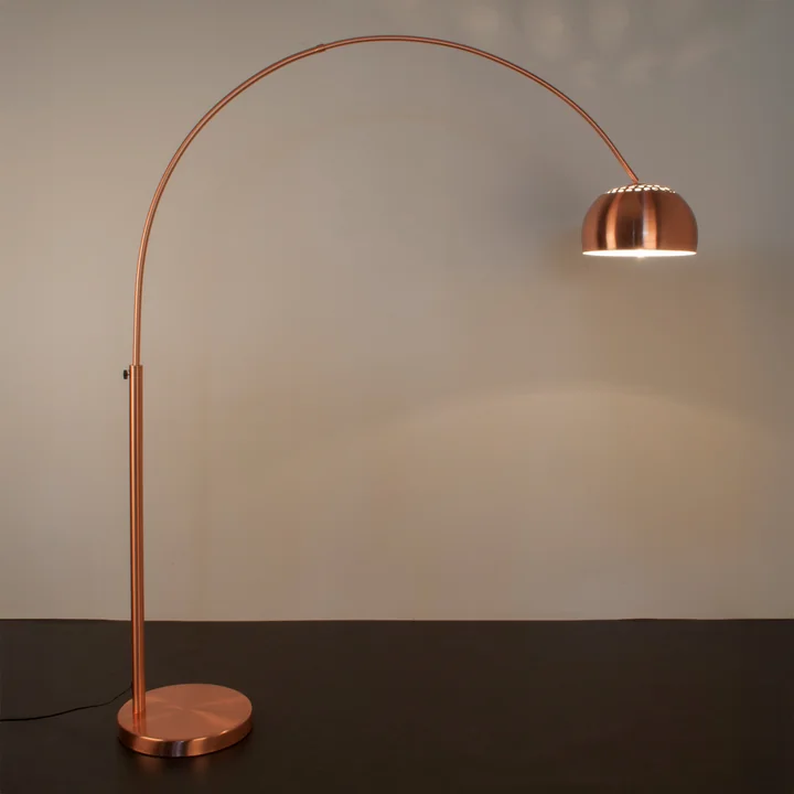 Zuiver - Metal Bow Vloerlamp, koper