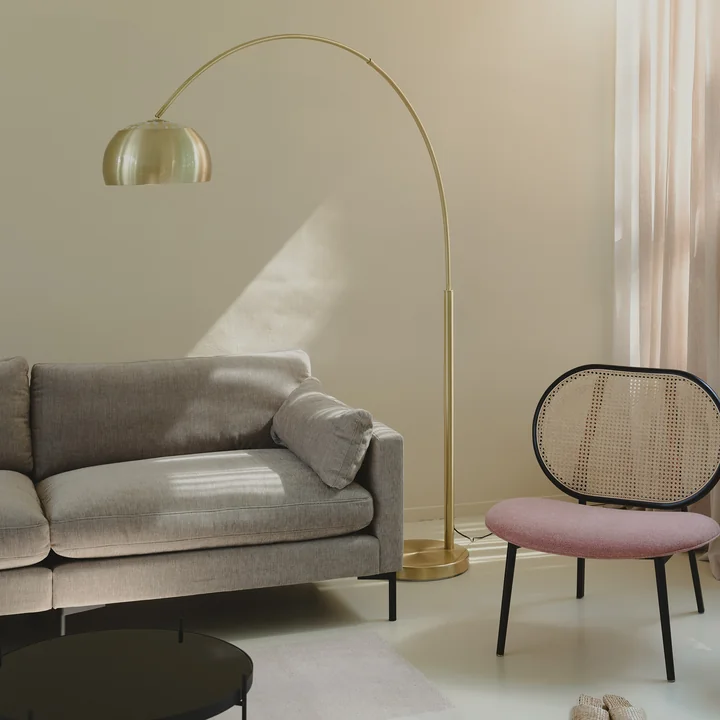 Zuiver - Metal Bow Vloerlamp, messing