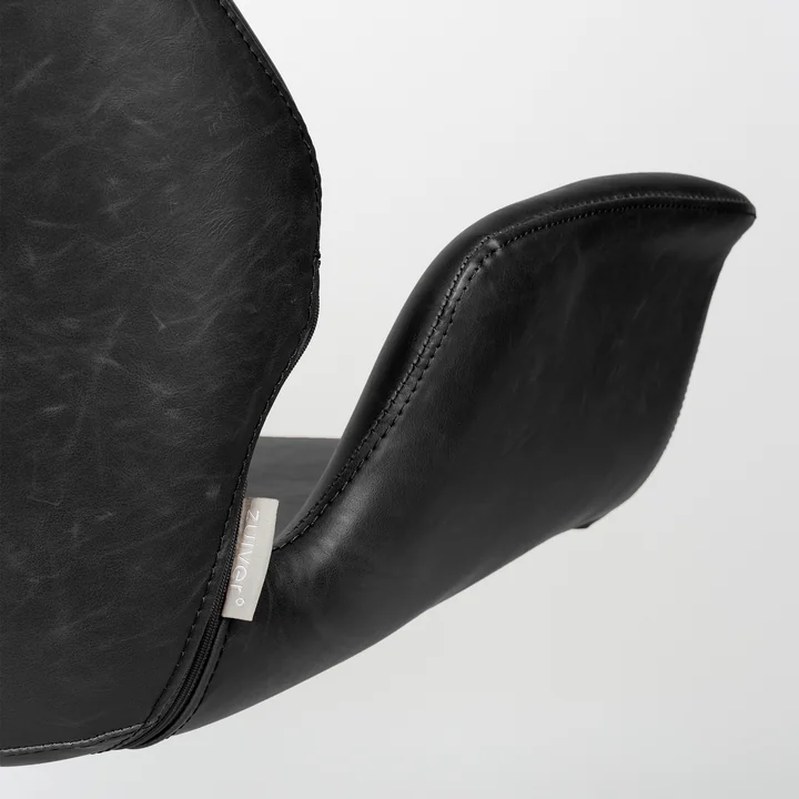 Zuiver - Nikki Loungestoel, helemaal zwart