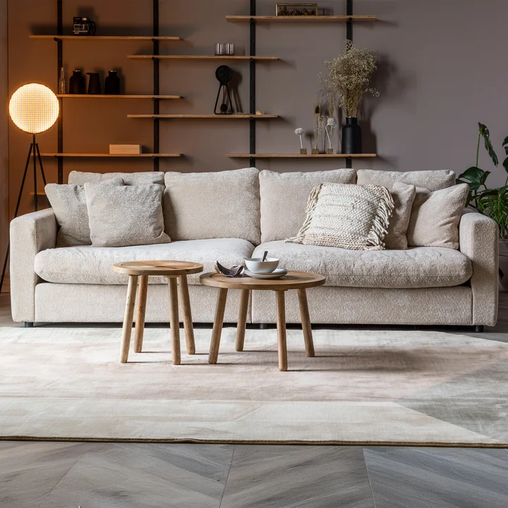 Zuiver - Sense 3-zitsbank, crème