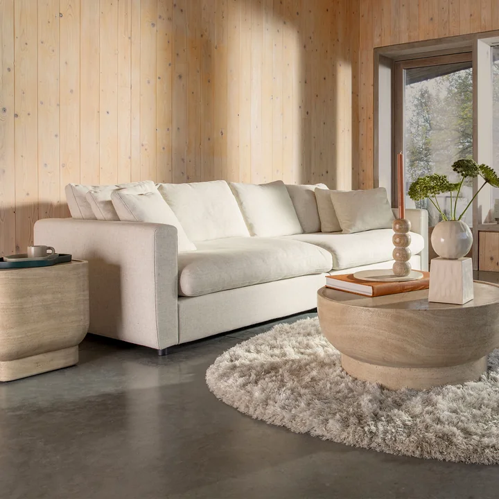 Zuiver - Sense 3-zitsbank, crème