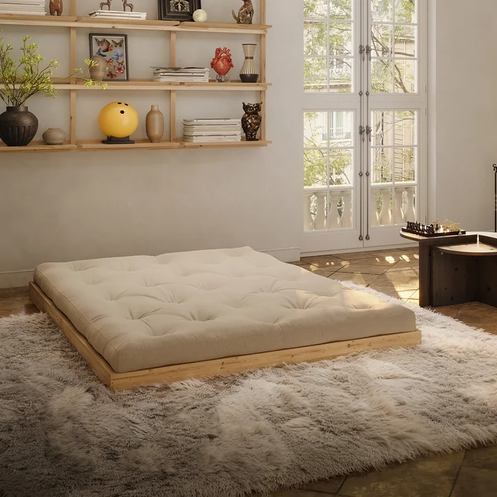 Karup Design - Flip Raw dagbed, 140 x 200 cm, natuurlijk grenen / beige (747)