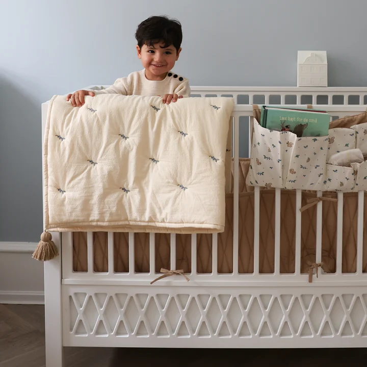 Cam Cam Copenhagen - Geborduurde deken, bosbessen